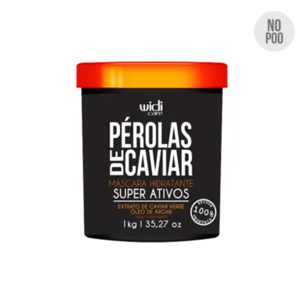 Máscara Hidratante Pérolas De Caviar Widi Care 1kg