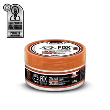 Cera Modeladora Hair Caramelo Fox For Men 80g