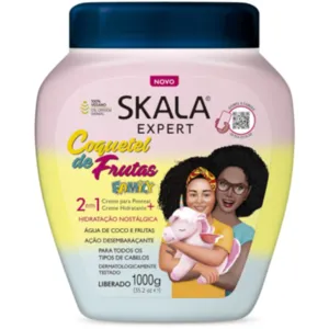 Creme de Tratamento 2 em 1  Coquetel de Frutas Family Skala 1kg