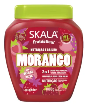 Creme de Tratamento 2 em 1 Morango Skala 1kg