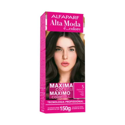 Coloração Permanente 5.0 Castanho Claro Alta Moda Alfaparf