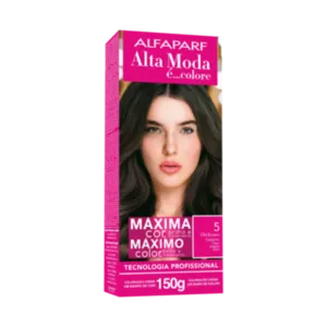 Coloração Permanente 5.0 Castanho Claro Alta Moda Alfaparf