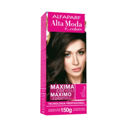 Coloração Permanente 3.0 Castanho Escuro Alta Moda Alfaparf