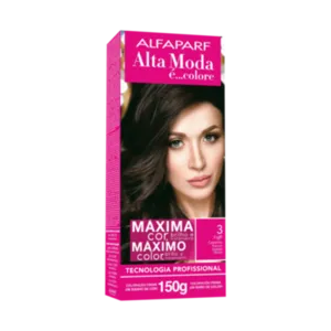 Coloração Permanente 3.0 Castanho Escuro Alta Moda Alfaparf