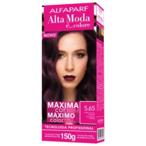 Coloração Permanente 5.65 Vinho Escuro Marsala Alta Moda Alfaparf