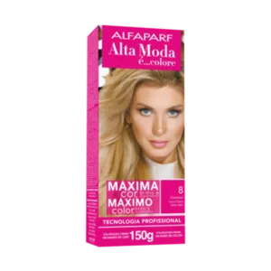 Coloração Permanente 8.0 Loiro Claro Alta Moda Alfaparf
