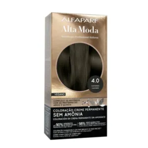 Coloração Permanente Sem Amônia 4.0 Castanho Alta Moda Alfaparf