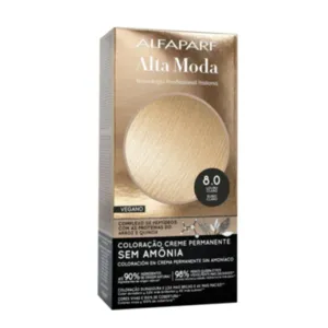 Coloração Permanente Sem Amônia 8.0 Loiro Claro Alta Moda Alfaparf