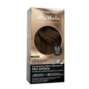 Coloração Permanente Sem Amônia 5.0 Castanho Claro Alta Moda Alfaparf