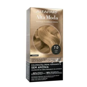Coloração Permanente Sem Amônia 7.0 Loiro Alta Moda Alfaparf