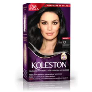 Coloração Permanente 10 Preto Infinito Koleston