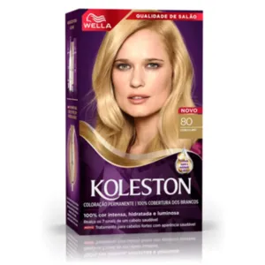 Coloração Permanente 80 Loiro Claro Koleston