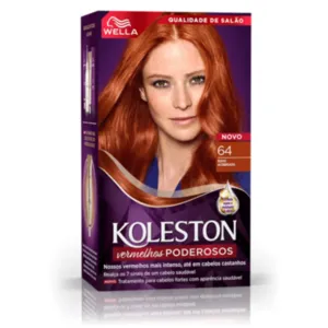 Coloração Permanente 64 Ruivo Acobreado Koleston