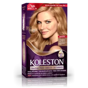 Coloração Permanente 1281 Loiro Dourado Intenso Koleston