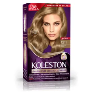 Coloração Permanente 1211 Loiro Cinza Intenso Koleston