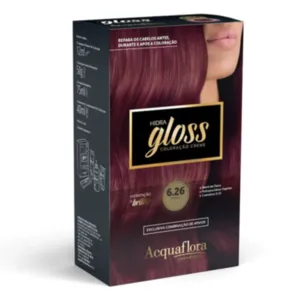 Coloração Permanente 6.26 Marsala Hidra Gloss Acquaflora