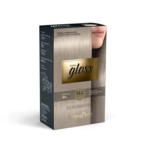Coloração Permanente 12.1 Loiro Especial Acinzentado Hidra Gloss Acquaflora