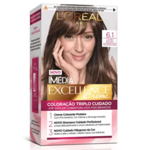 Coloração Permanente 6.1 Loiro Escuro Acinzentado Imédia Excellence L'oreal Paris