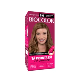 Coloração Permanente 8.0 Loiro Claro Biocolor