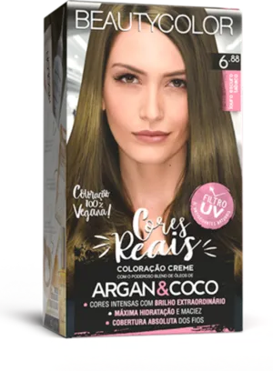 Coloração Permanente 6.88 Loiro Escuro Tabaco Cores Reais Beautycolor