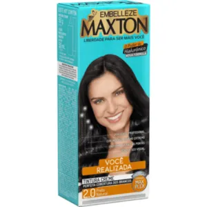 Coloração Permanente 2.0 Preto Natural Maxton