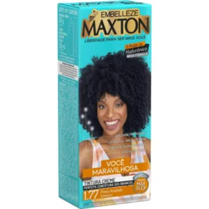 Coloração Permanente 1.77 Preto Azulado Intenso Maxton