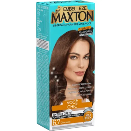 Coloração Permanente 6.7 Chocolate Maxton