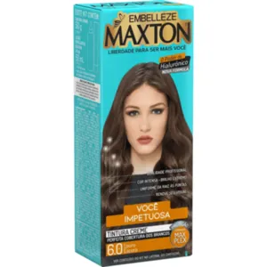 Coloração Permanente 6.0 Loiro Escuro Maxton