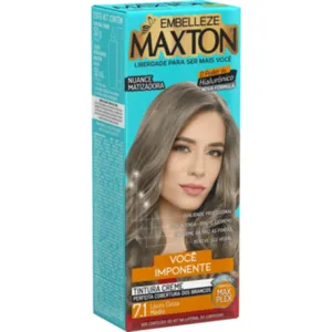Coloração Permanente 7.1 Loiro Cinza Médio Maxton