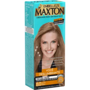 Coloração Permanente 8.0 Loiro Claro Maxton