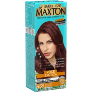 Coloração Permanente 4.66 Vermelho Borgonha Maxton