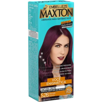 Coloração Permanente 5.26 Marsala Escuro Maxton