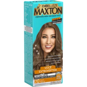 Coloração Permanente 7.0 Loiro Natural Maxton