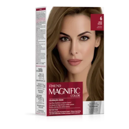 Kit Coloração Magnific Color 6.0 Louro Escuro Amend