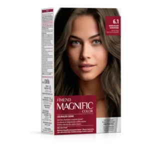 Kit Coloração Magnific Color 6.1 Louro Escuro Acinzentado Amend