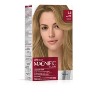 Kit Coloração Magnific Color 9.0 Louro Muito Claro Amend