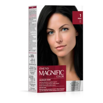 Kit Coloração Magnific Color 1.0 Preto Amend