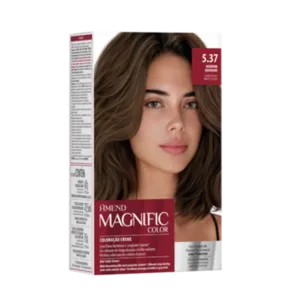 Kit Coloração Magnific Color 5.37 Marrom Dourado Amend