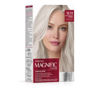 Kit Coloração Magnific Color 12.11 Louro Cláríssimo Platinado Amend