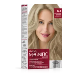 Kit Coloração Magnific Color 12.1 Louro Claríssimo Cinza Amend