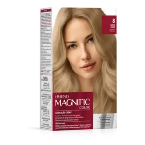 Kit Coloração Magnific Color 8.0 Louro Claro Amend