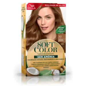 Coloração Sem Amônia Soft Color 77 Marrom Dourado Wella