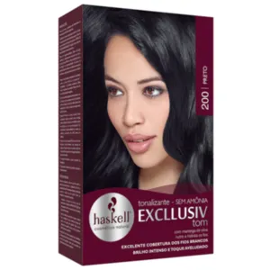Tonalizante Exclusiv Tom 200 Preto Haskell