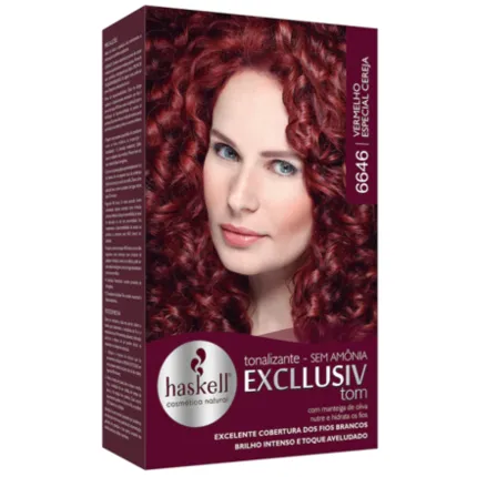 Tonalizante Exclusiv Tom 6646 Vermelho Especial Cereja Haskell