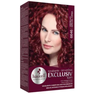 Tonalizante Exclusiv Tom 6646 Vermelho Especial Cereja Haskell