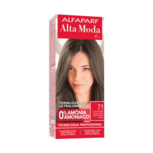 Tonalizante Alta Moda 71 Louro Médio Cinza Alfaparf