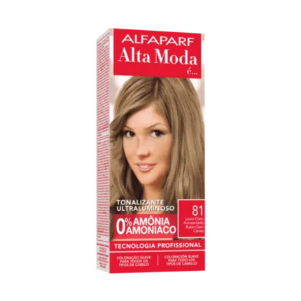 Tonalizante Alta Moda 81 Louro Claro Cinza Alfaparf