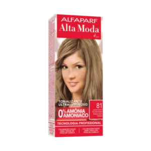 Tonalizante Alta Moda 81 Louro Claro Cinza Alfaparf