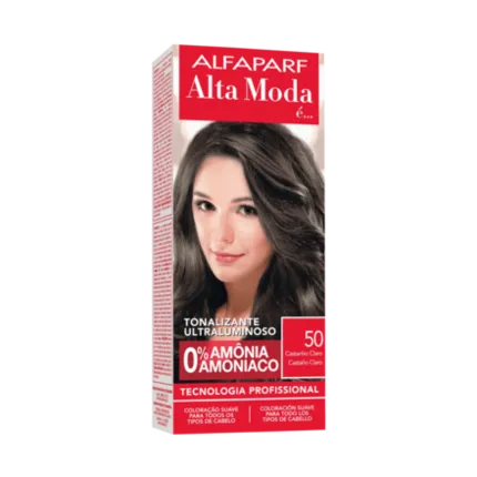 Tonalizante Alta Moda 50 Castanho Claro Alfaparf