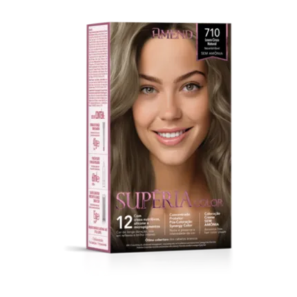 Tonalizante Supéria Color 710 Louro Cinza Natural Amend